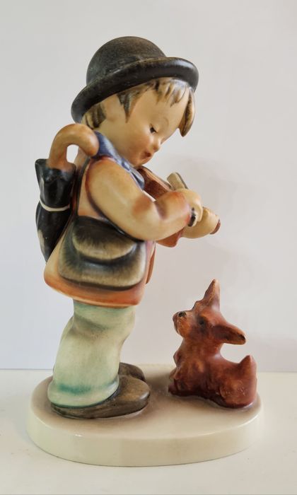 Goebel Hummel, порцеланова фигура, Puppy Love, TMK3, 1960 - 1972 г.