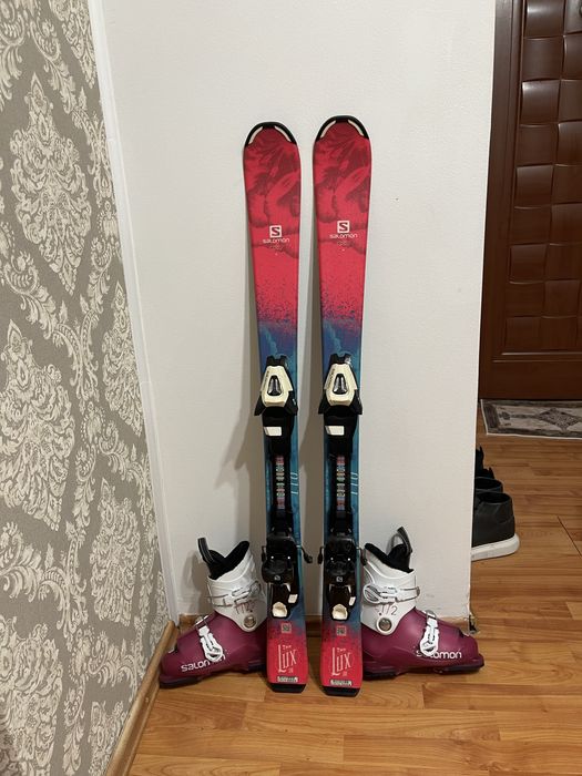 Schiuri copii 110 cm atomic cu clapari skiuri