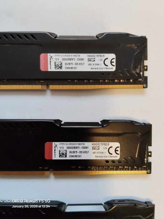 DDR2, DDR3, DDR4, SSD Samsung Evo 860