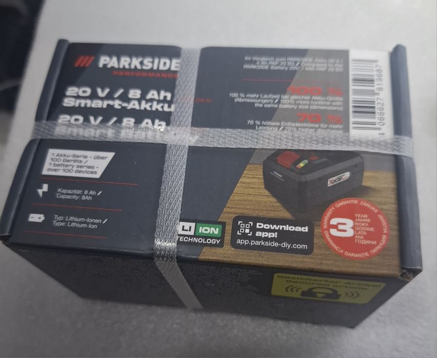 Vand acumulatori Parkside 20V 8ah-250 lei