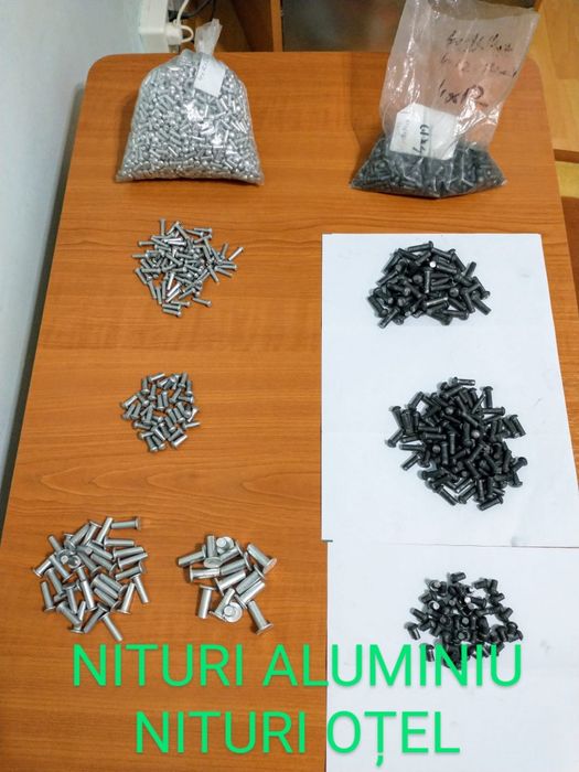 'Surub/Șuruburi M 7 & nit/nituri aluminiu & otel
