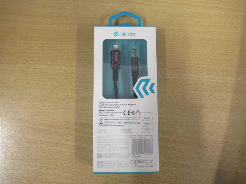 cablu audio Lightning iPhone iPad - aux jack 3.5mm aurit NOU