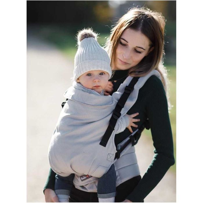 4+ месеца | Ергономична раница KinderHop MultiGrow - LittleHerringbone
