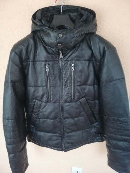 Geaca piele Milestone mărimea 48 bărbați