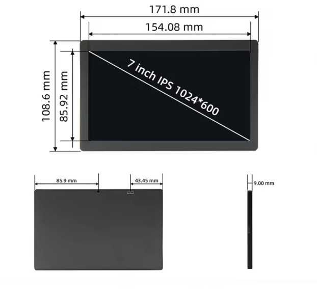 Display Mini USB pentru monitorizarea Temperaturii PC