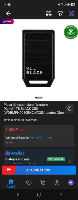 Xbox Series X 1tb + SSD 1tb WD Black