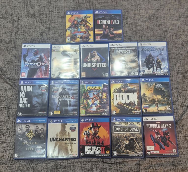 Продам Игры на Ps4 Ps5