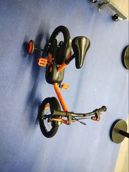 Btwin Robot 500 14inch portocaliu - (SecondHand) Decathlon
