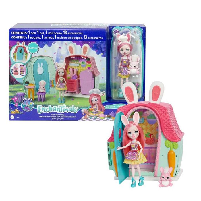Игровой набор с куклой Домик Бри Кролик Enchantimals Mattel