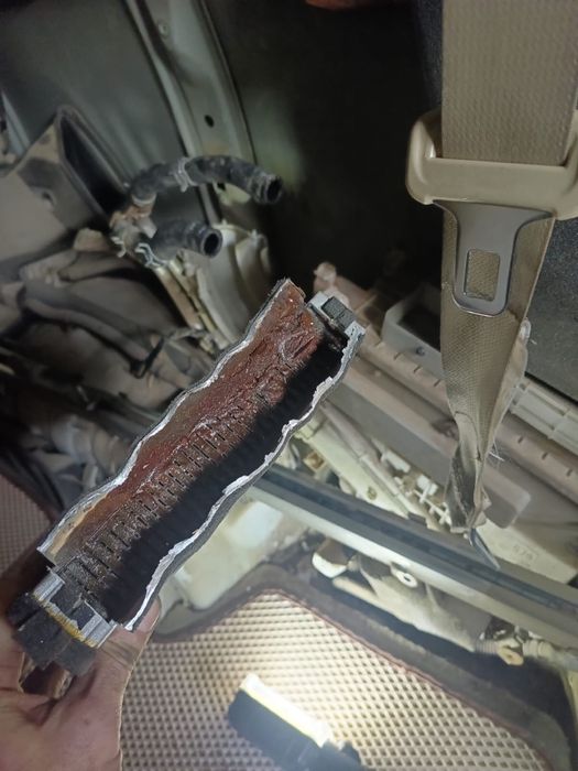 Чистка и ремонт печки.