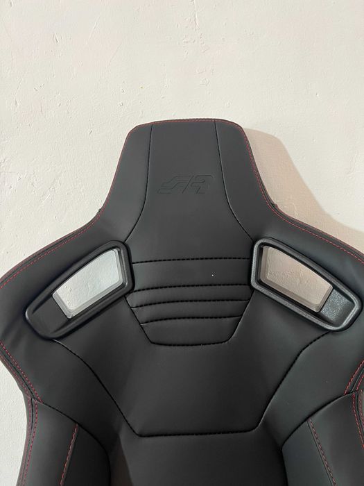 Scaun sport auto Simoni Racing Emerson SRS/11S, rabatabil, Eco-Piele Neagră/Carbon Look