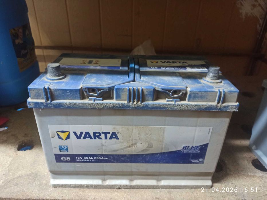 Аккумулятор Varta 95a +/- Б/У