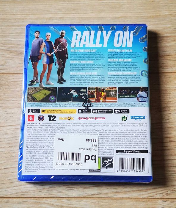 PS5 TopSpin 2k25 Тенис PlayStation 5