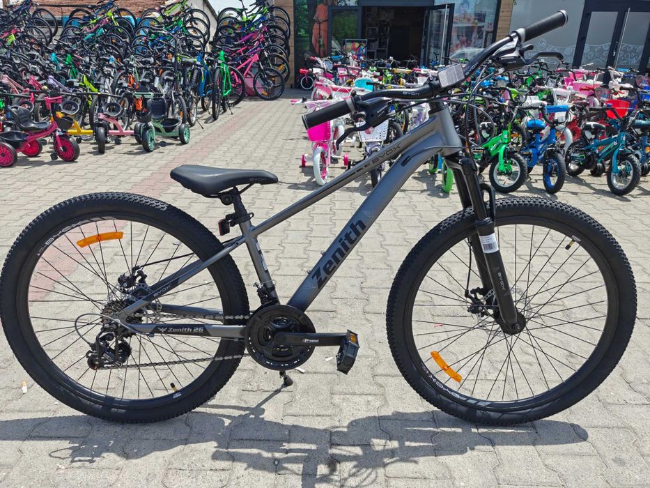 X Алуминиев велосипед 26" ZENITH сив