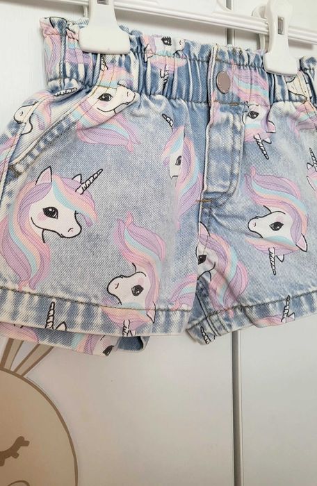 Къси дънкови гащи момиче H&M