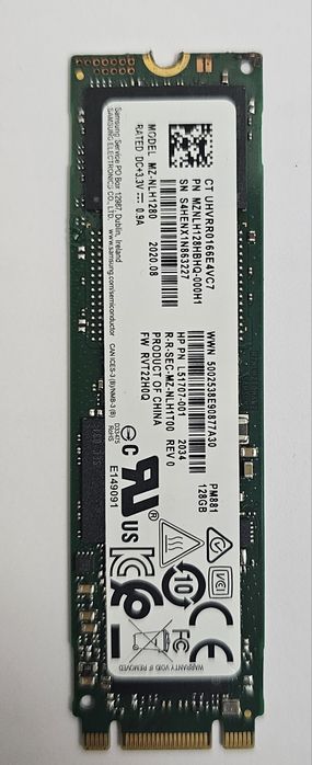 Samsung SSD 128GB M.2 SATA