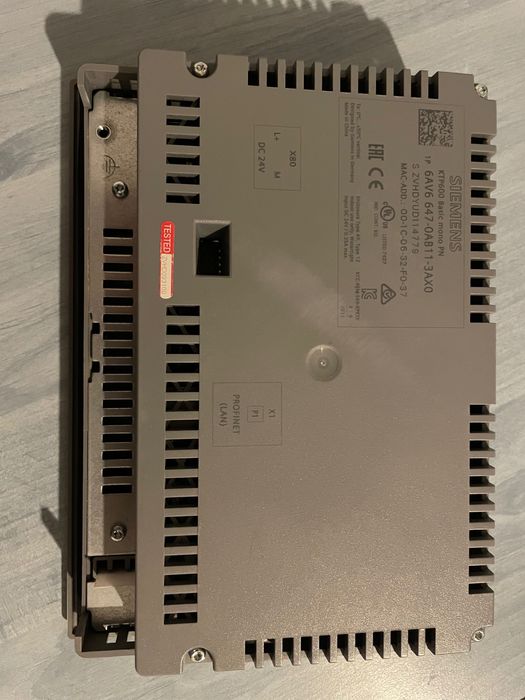 Siemens SIMATIC HMI KTP600 Basic mono PN-6AV6647-0AB11-3AX0 ,NUTILIZAT