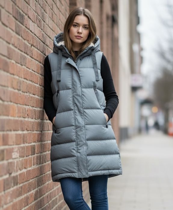 DOLOMITE 76 Fitzroy Long Vest ОРИГИНАЛ дамски елек 90%пух-10%пера