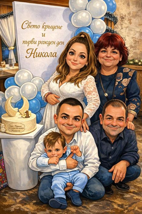 Изработка на карикатури експресно