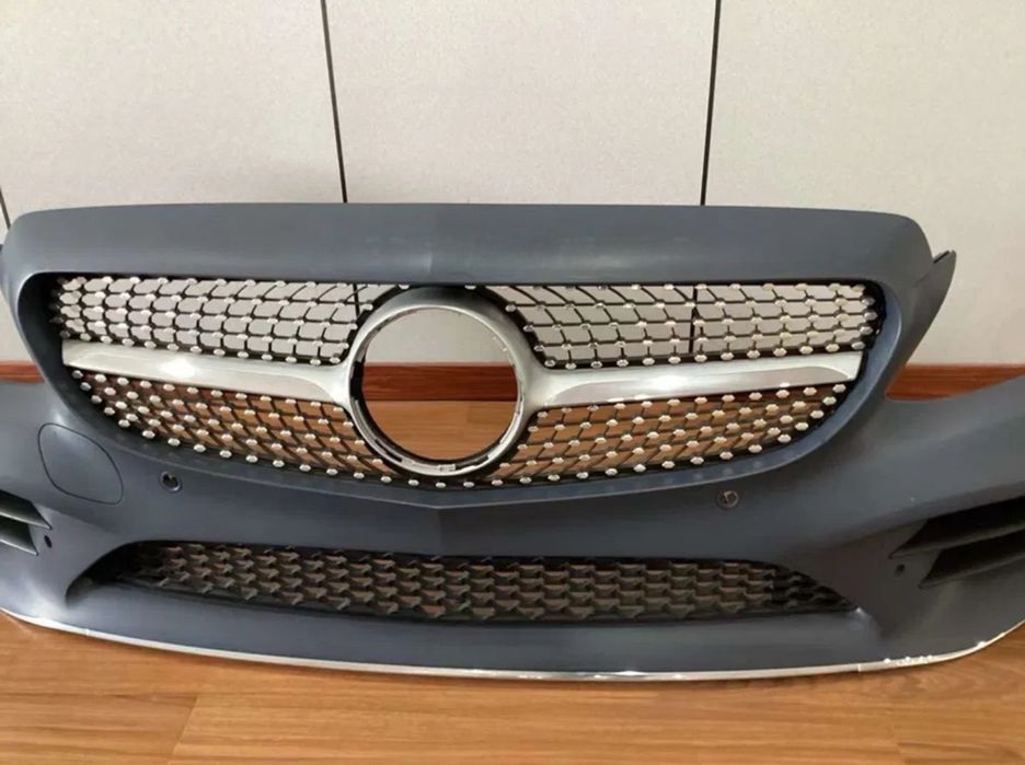 W205 Facelift AMG Line предна 43AMG броня Mercedes C205 S205 решетка