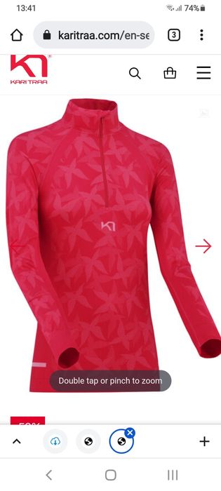 Дамска блуза за фитнес Kari Traa XS