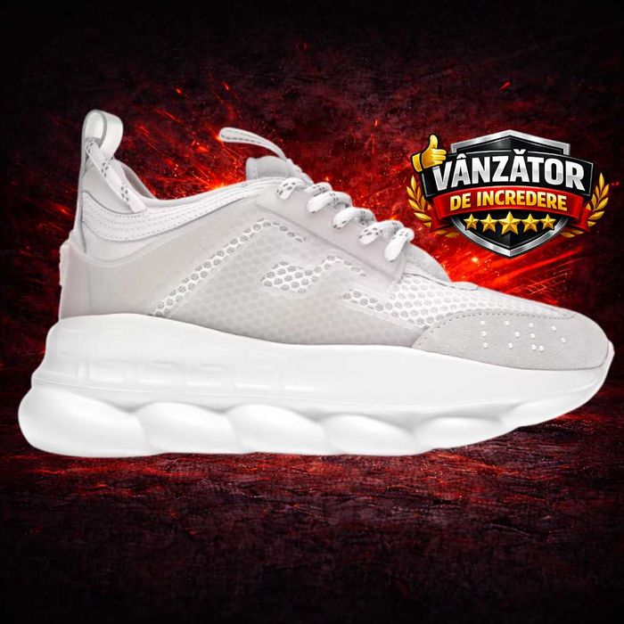 Adidasi VERSACE Chain Reaction l Produs NOU