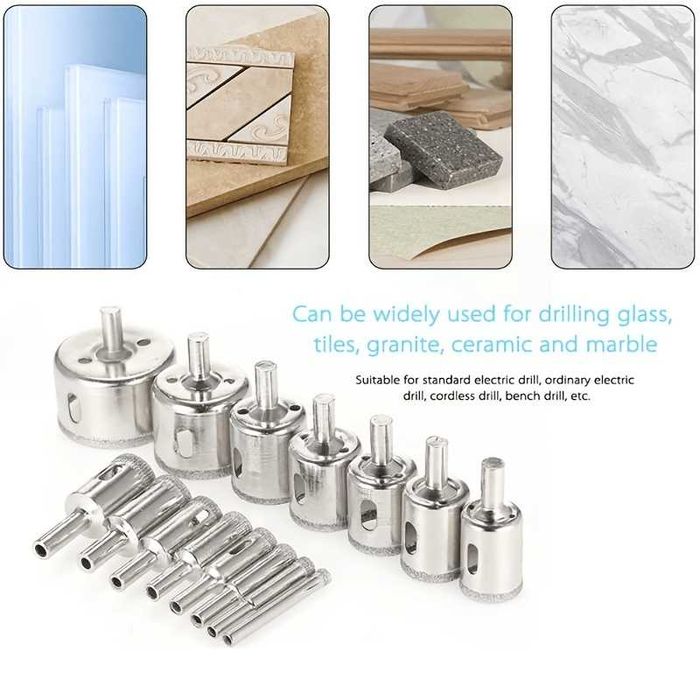 Teshik arra matkap uchi to'plami, Набор сверл для кольцевой пилы