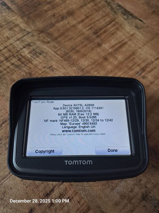 Navigatie motocicleta TOM TOM Rider