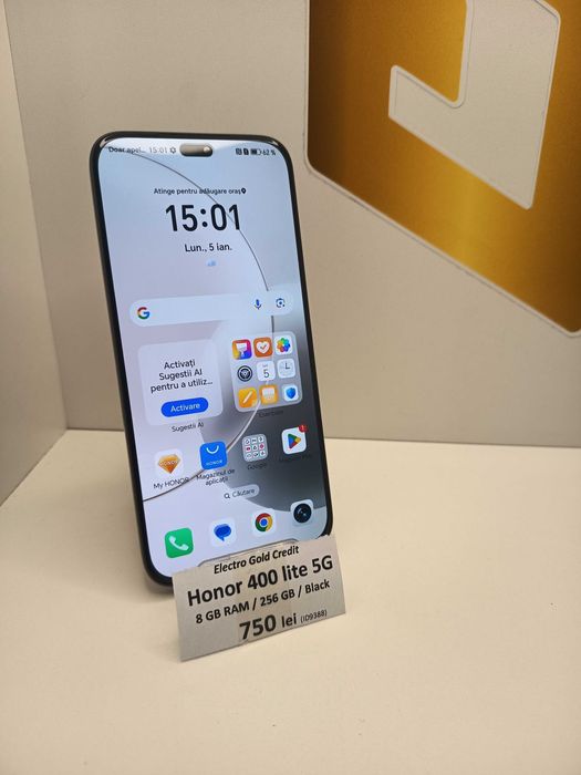 Honor 400 Lite 5G 8GB RAM/256GB/Velvet Black/Produs ca nou! ID9388