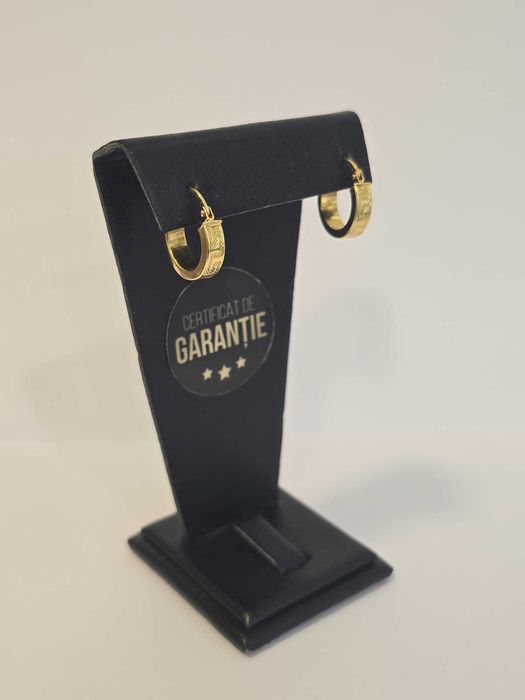 Cercei aur 18 K, 1.87 gr. (ECA 39 / b17912.1) – Garantie 2 ani