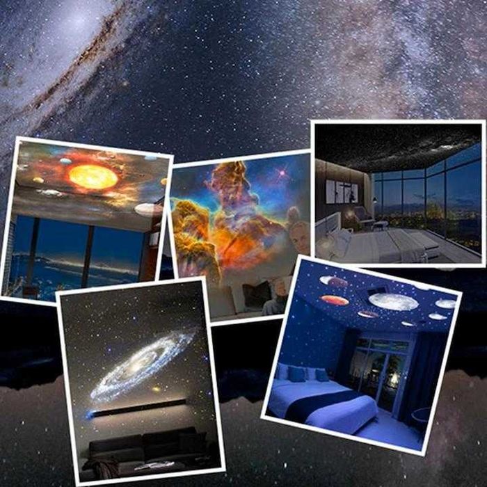 Звезден проектор,  12 прожекционни диска със слънчевата система