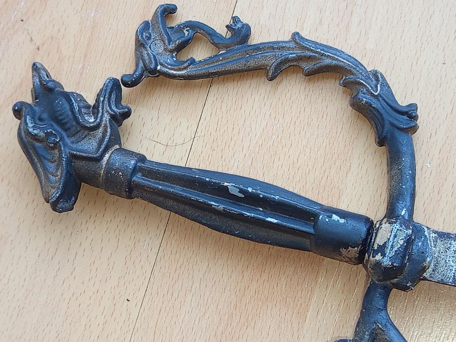 Sabie vintage de colecție, mâner cu cap de dragon,de colecție