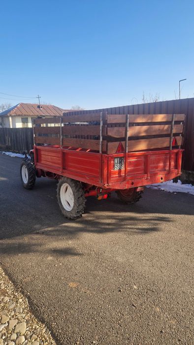 Motocultor Pasquali 4x4 cu remorca Basculabila