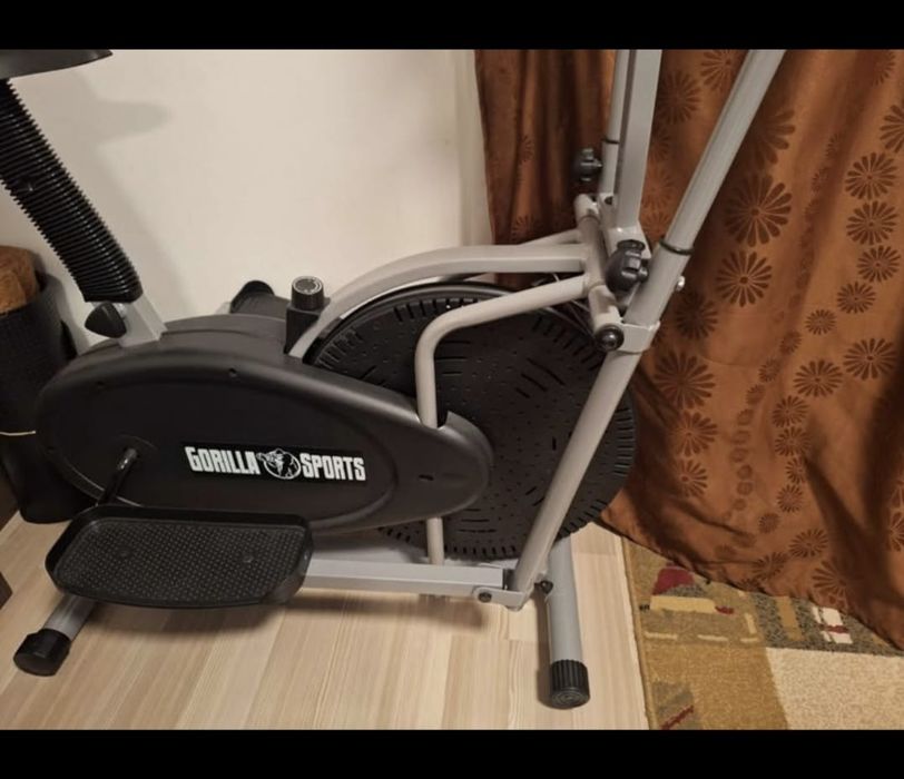 Bicicletă eliptică Gorilla Sports – stare foarte bună, folosită ocazio