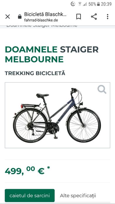 Vand bicicleta de damă Staiger