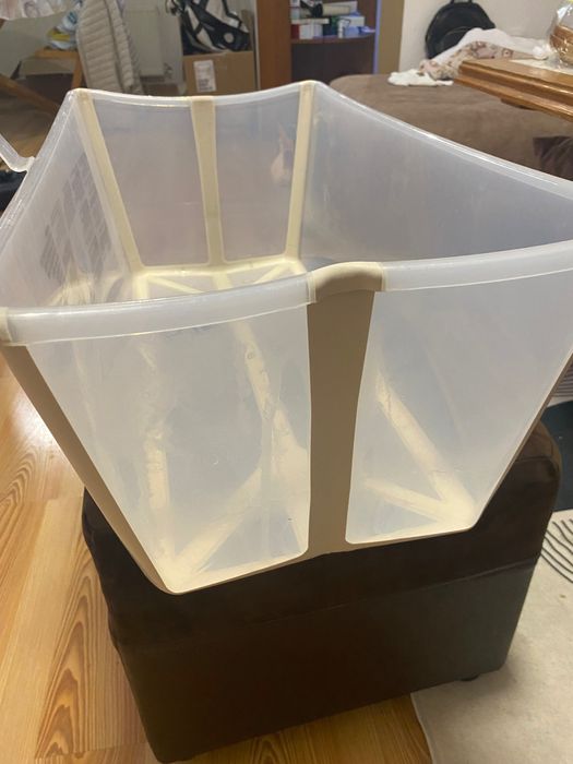 Вана със стойка и подложка за новородено