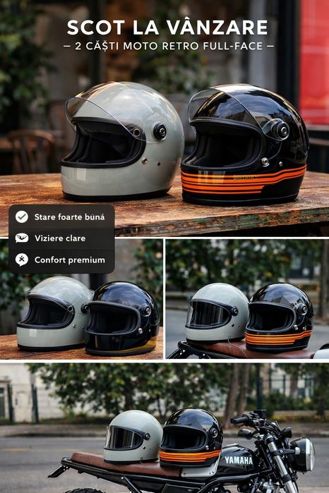 Biltwell Gringo S – 2 casti retro full-face | cu sau fara Cardo Edge
Unii cumpara o casca. Eu am cumparat o stare de spirit.
Biltwell Gringo S e ge