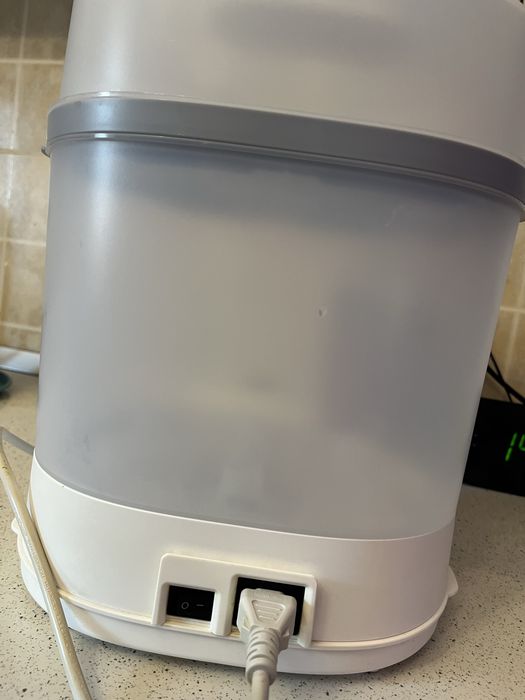 Sterilizator electric cu aburi Chicco 3 in 1 Steril Natural, 0luni+