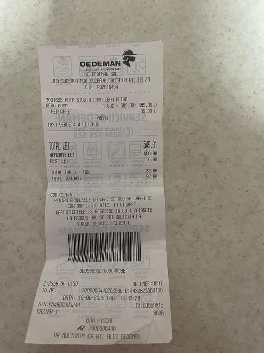 Hota telescopica Lean retro nero 60cm/2m