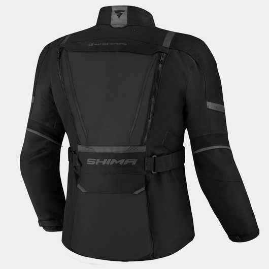 Мъжко трислойно ендуро мото яке за мотоциклет SHIMA HERO 2.0 Black