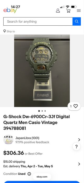 Casio G-shock DW6900CR