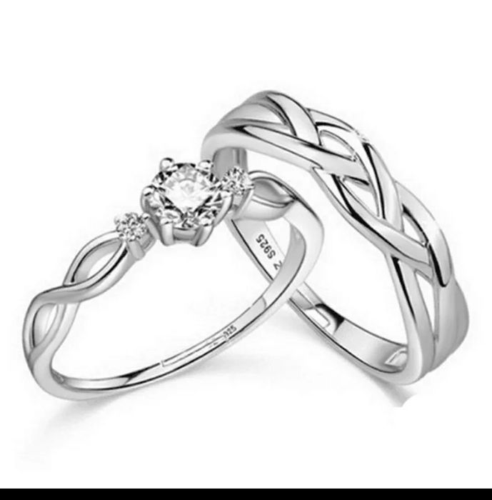 Set 2 inele argint- marime ajustabila