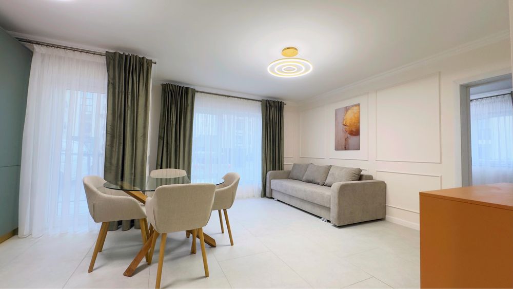 Apartament 2 camere mobilat 45mp | Bloc nou | Etaj 1 | Lisaura (pret fara TVA)