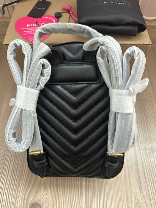 Чисто нова Раница Pinko Love Click Mini в черен цвят