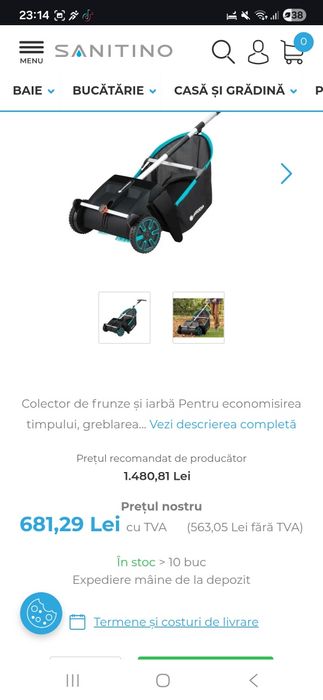 Vand colector frunze gardena