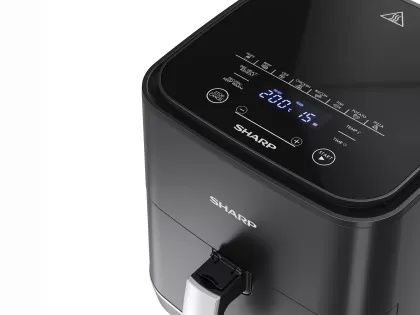 Нов фритюрник с горещ въздух Air Fryer Sharp 5.5 литра