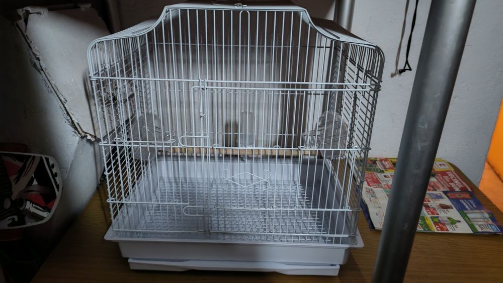 Cușcă papagal cu accesorii