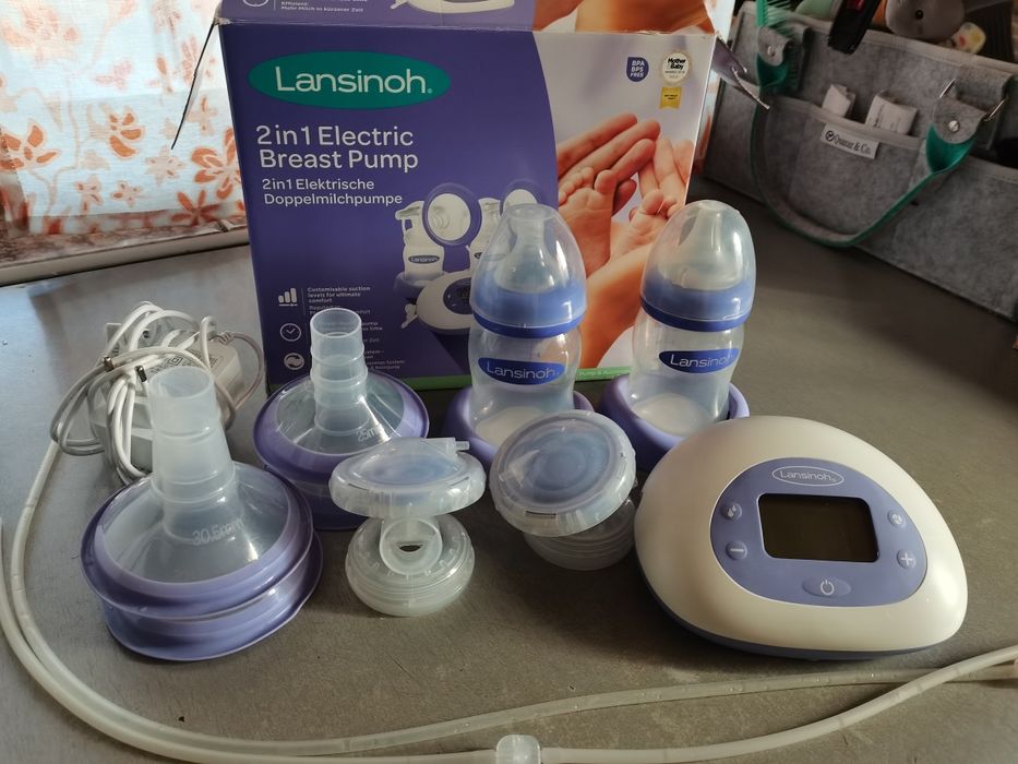 Pompa  electrica dubla de sâni Lansinoh 2in1