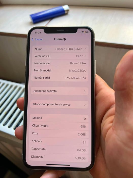 iPhone 11 pro silver