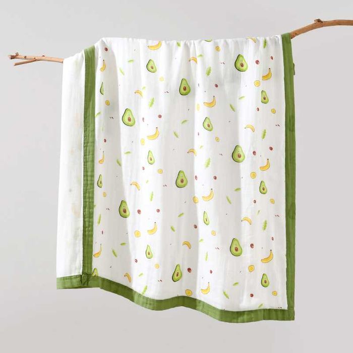 Детский муслиновый плед,4 слоя Bolalar uchun muslin choyshab 4 qavatli